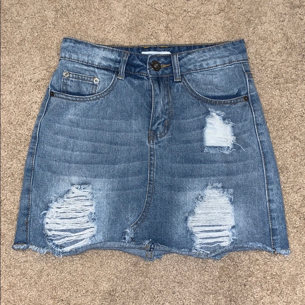 Love Culture Denim Jean Skirt